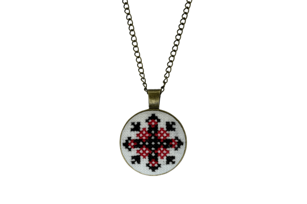 Набір для вишивання кулона із закодованим ім'ям "Зоряна" MES129